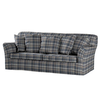 Poťah na sedačku Tomelilla (rozkladacia), modro - béžové káro, Poťah na sedačku Tomelilla - rozkladacia, Edinburg, 703-16