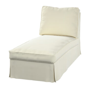 Poťah na šezlong Ektorp jednoduchý, OffWhite, Poťah na šezlong Ektorp jednoduchý, Velvet, 704-10