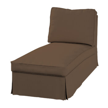 Poťah na šezlong Ektorp jednoduchý, mocca, Poťah na šezlong Ektorp jednoduchý, Cotton Panama, 702-02