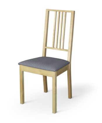 Poťah na stoličku Börje, granátovo -biele malé káro, poťah na stoličku Börje, Quadro, 136-00