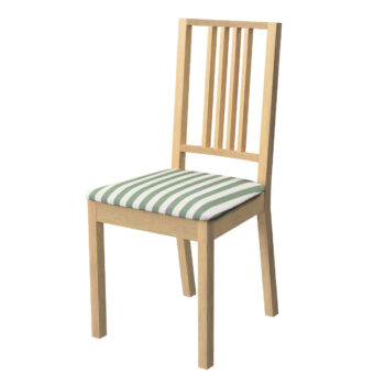 Poťah na stoličku Börje, zelené a biele pruhy (1,5 cm), poťah na stoličku Börje, Quadro, 144-35
