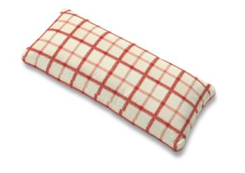 Poťah na vankúš Karlstad 67x30cm, bordové káro na svetlobéžovom podklade, Poťah na vankúš Karlstad 67 x 30 cm, Avinon, 131-15