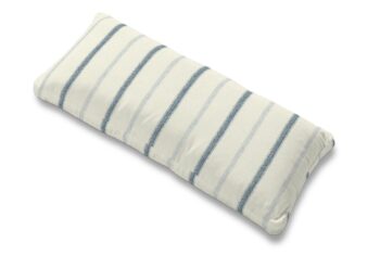 Poťah na vankúš Karlstad 67x30cm, svetlo a tmavomodrý pásik na svetlobéžovom podklade, Poťah na vankúš Karlstad 67 x 30 cm, Avinon, 129-66
