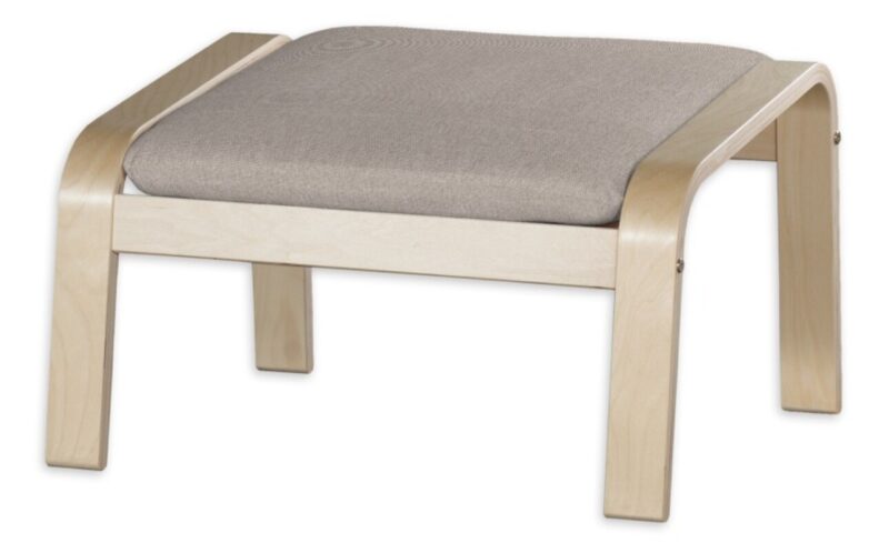 Poťah s výplňou na podnožku Poäng, béžovo - sivá, Poťah na podnožku Poäng - poťah s výplňou, Etna, 705-09 Poťah s výplňou na podnožku Poäng, béžovo - sivá, Poťah na podnožku Poäng - poťah s výplňou, Etna, 705-09