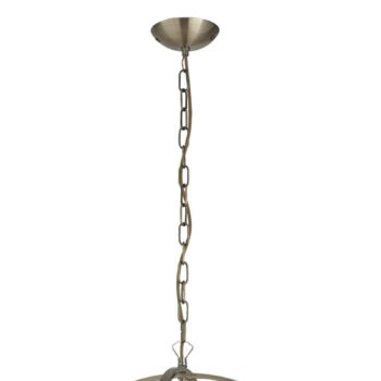 Pôvabná závesná lampa Orbit dizajn klietka