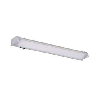 Povrchová montáž LED svetla 957010102, dĺžka 57,6 cm, strieborná, 4 200 K