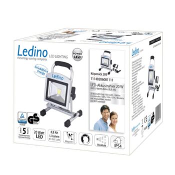 Pracovné LED Köpenick 209 s magnetom 20W 8,8Ah
