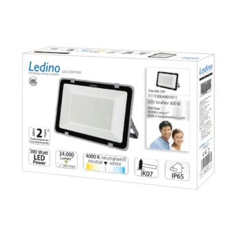 Pracovný LED reflektor Oberbilk, 4 000 K, 300 W