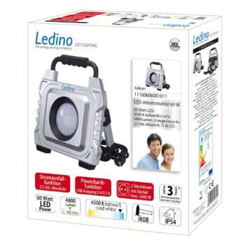 Pracovný reflektor Kalkum LED, funkcia výpadku napájania