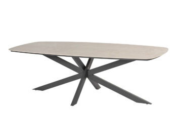 Prado jedálenský stôl s keramickou doskou 240x105 cm antracitový