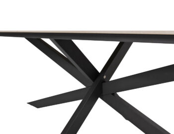 Prado jedálenský stôl s keramickou doskou 240x105 cm antracitový