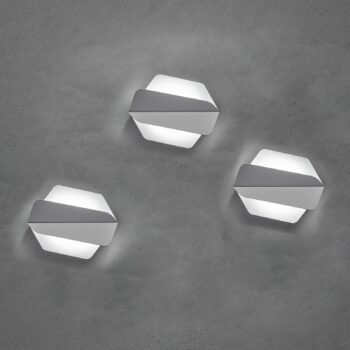 Prandina Dolomite W1 LED svetlo 3ks 3 000K biela