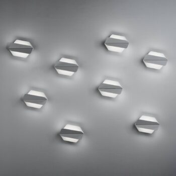 Prandina Dolomite W1 LED svetlo 3ks 3 000K biela