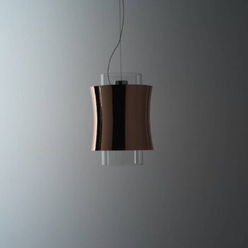 Prandina Fez S1 závesná lampa leštená meď
