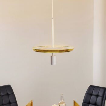 Prandina Landing S50 závesné LED svietidlo mosadz