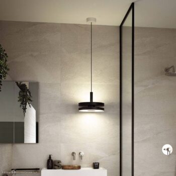 Prandina Machine S3 LED svetlo up/down čierna