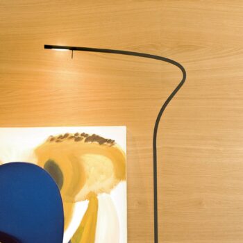 Prandina Paraph F3 stojaca LED lampa čierna