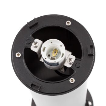 Práškom upravené chodníkové svietidlo Mason čierne