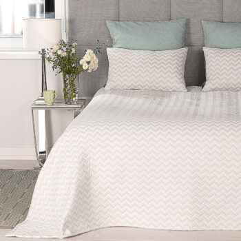 Prehoz Chevron 150 x 240 cm svetlý, prešívaný, 150 x 240 cm
