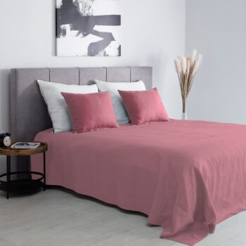Prehoz Linen 260x260cm ružový, 260 x 260 cm