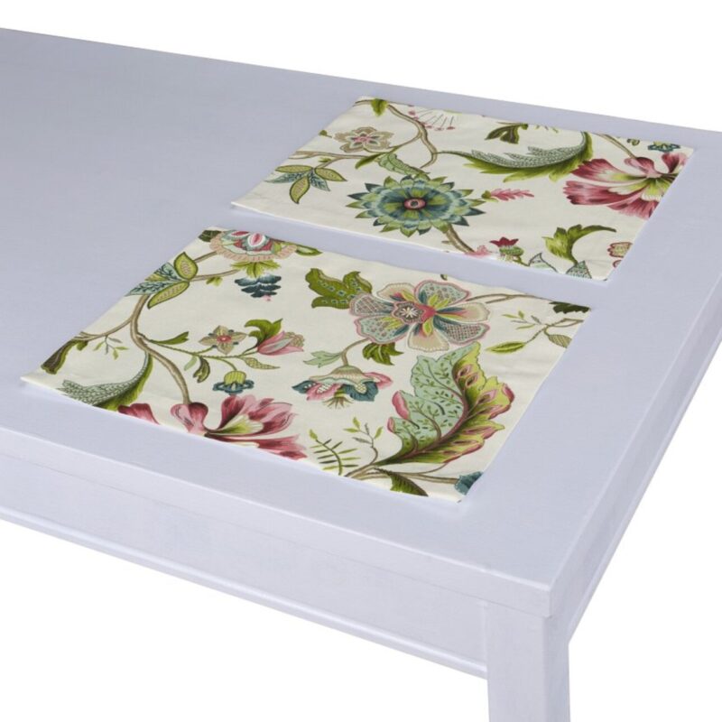 Prestieranie 2 ks, farebné kvety, 30 x 40 cm, Londres, 122-00 Prestieranie 2 ks, farebné kvety, 30 x 40 cm, Londres, 122-00