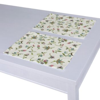 Prestieranie 2 ks, malé kvety na svetlom pozadí, 30 x 40 cm, Londres, 122-02