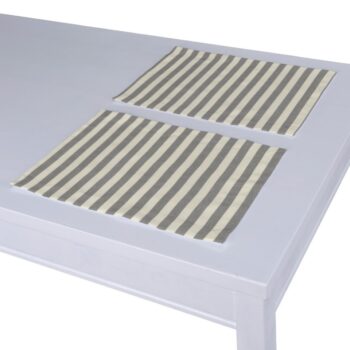 Prestieranie 2 ks, sivo-biele prúžky, 30 x 40 cm, Quadro, 136-12