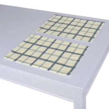 Prestieranie 2 ks, svetlo a tmavomodrý pásik na svetlobéžovom podklade, 30 x 40 cm, Avinon, 129-66