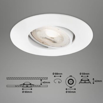 Prídavné LED svetlo 7602 3ks IP65 3 000 K biela