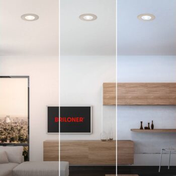 Prídavné LED svetlo 7605 IP44 3ks CTS nikel matná