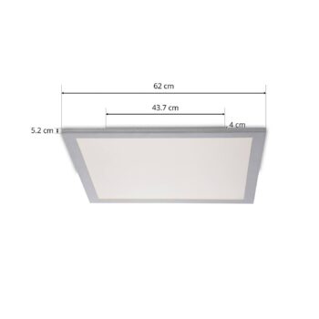 Prios Dinvoris LED panel, CCT, 62 cm x 62 cm