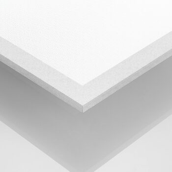 Prios LED panel Gelora, 80 cm, 4 000 K, strieborná farba, hliník
