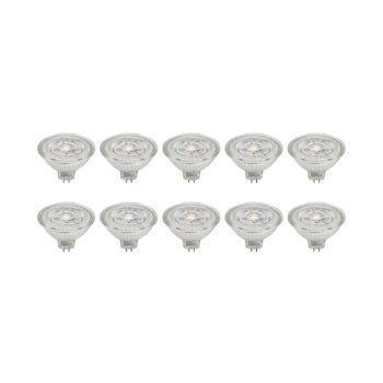 Prios LED reflektor GU5.3 4,9W 500lm 36° číry 830 sada 10 ks
