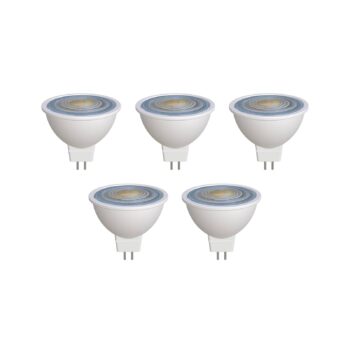 Prios LED reflektor GU5.3 7,5W 621lm 36° biela 840 sada 5 ks