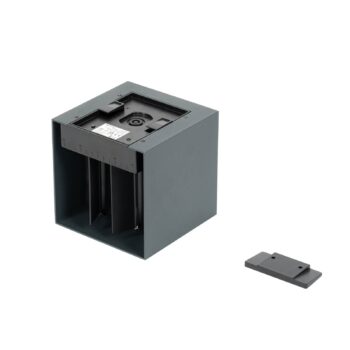 Prios LED solárne nástenné svietidlo Lius, výška 15 cm, senzor pohybu