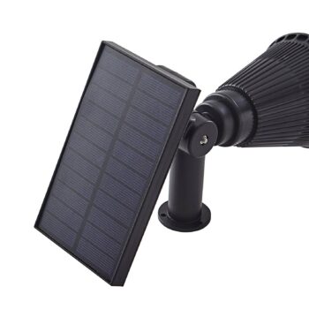 Prios LED solárny zemný hrot Liezel, RGB, Tuya, IP44, čierny