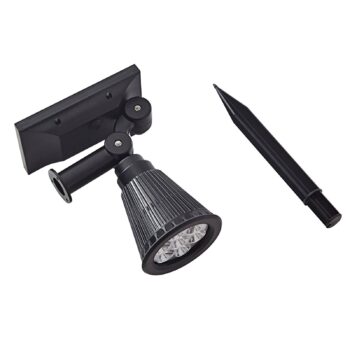 Prios LED solárny zemný hrot Liezel, RGB, Tuya, IP44, čierny