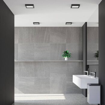 Prios LED stropné svietidlo Alette, čierne, 18 W, CCT, stmievateľné