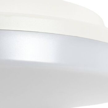 Prios LED stropné svietidlo Artin, Ø 28 cm, biele, CCT, IP65