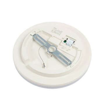 Prios LED stropné svietidlo Artin, Ø 28 cm, biele, CCT, IP65