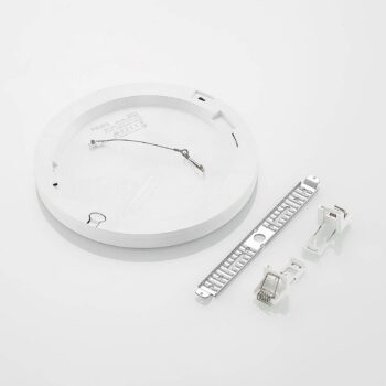 Prios LED stropné svietidlo Aureka, sada 3 ks, senzor, Ø 23 cm, biela