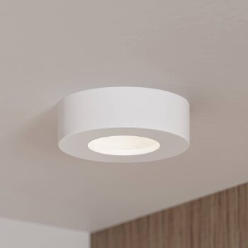 Prios LED stropné svietidlo Edwina, biele, 12 cm, CCT, IP44