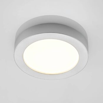 Prios LED stropné svietidlo Edwina, strieborné, 23 cm, sada 2 ks