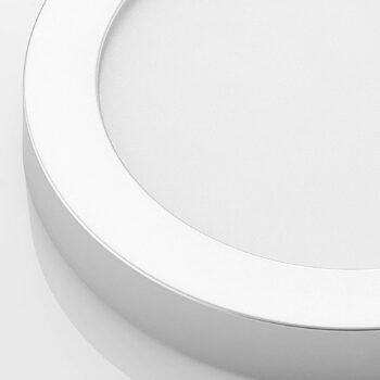 Prios LED stropné svietidlo Edwina, strieborné, 25 cm, sada 10 ks