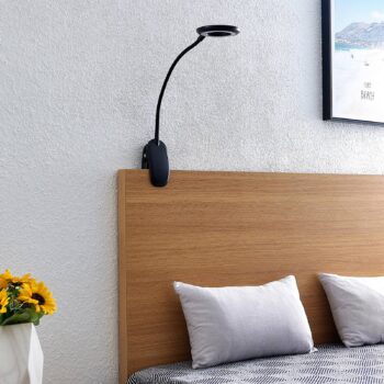 Prios LED svietidlo Harumi, čierne, nabíjateľná batéria, USB, 51 cm