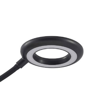Prios LED svietidlo Harumi, čierne, nabíjateľná batéria, USB, 51 cm