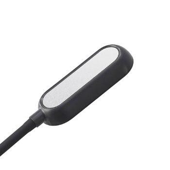 Prios LED svietidlo Najari, čierne, dobíjacia batéria, USB, 51 cm