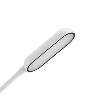 Prios LED svietidlo Najari, výška 51 cm, biele, dobíjacia batéria, USB