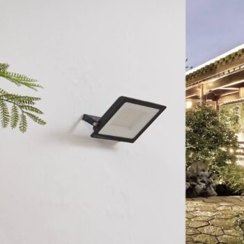 Prios LED vonkajší reflektor Maikel, 100W, 8000lm, kov