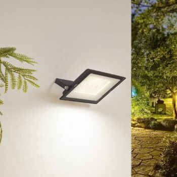 Prios LED vonkajší reflektor Maikel, 150W, 12000lm, kov